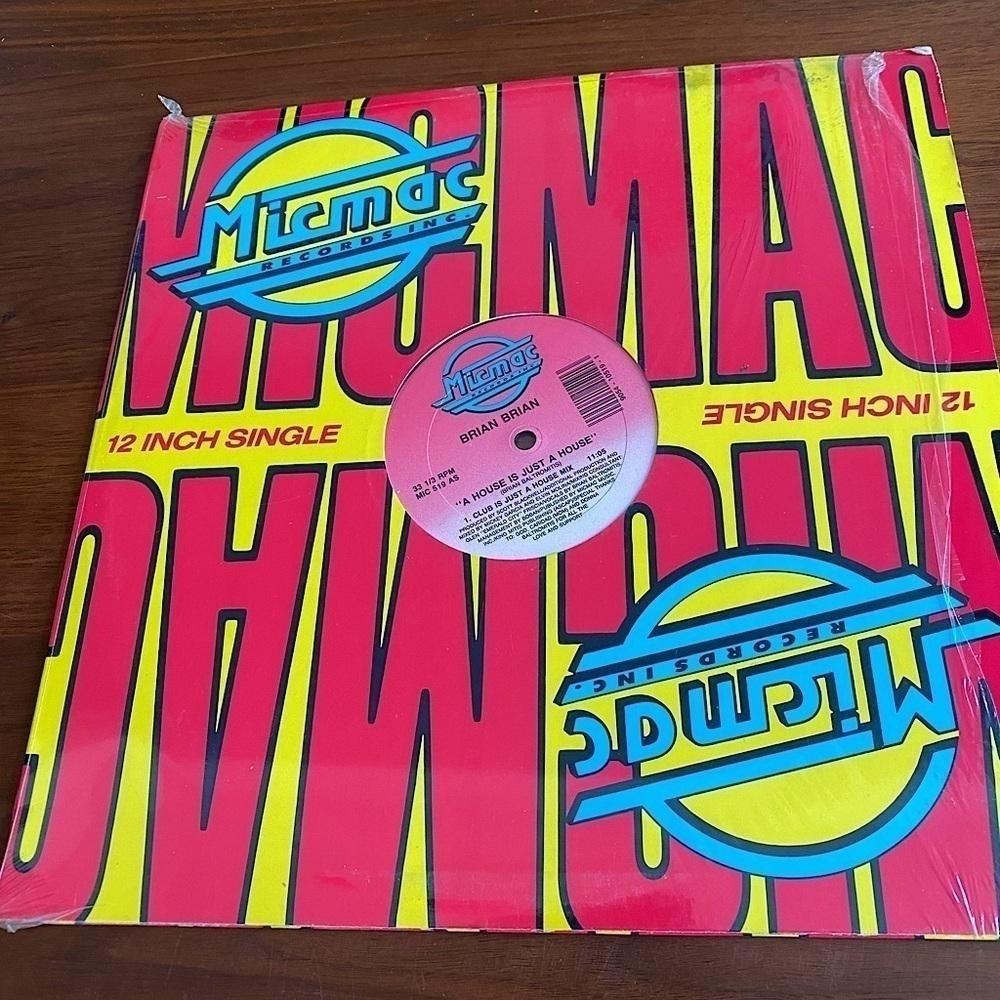 Micmac Records Brian Brian A House is Just a House Vinyl